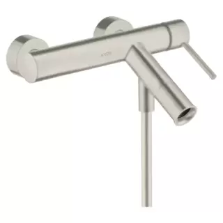 Axor Starck Смеситель для ванны , настенный, цвет: сталь