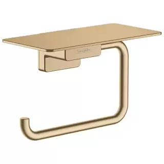 Hansgrohe AddStoris Держатель т/б с полкой, цвет: шлифованная бронза