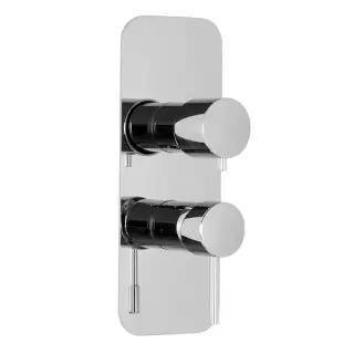 Carlo Frattini Spillo Up Смеситель для душа встроенный, с переключателем на 2/3 источника, цвет: хром