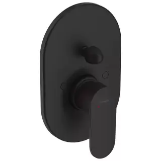 Hansgrohe Vernis Blend Смеситель для ванны, встраиваемый, цвет: черный матовый