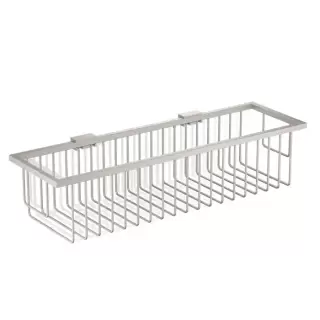 Decor Walther WA WND2 Корзина универсальная 40x12.5x9см для душа, подвесная, цвет: никель сатинированный