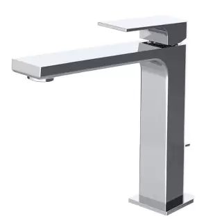 Carlo Frattini Fit Смеситель для раковины, на 1 отв, донный клапан, h167мм излив 160мм, цвет: хром