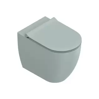 Catalano Sfera Унитаз напольный 54x35см, безободковый, смыв Tornado, покрытие Twinglaze+, цвет: Aqua Satinato