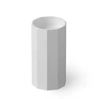 Dea Design Pedestal Basin Раковина 48х45.6х90см., напольная, без отв., Solid Surface, цвет: White №18