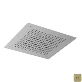 Almar Velvet Rain Верхний душ, встраиваемый, 38х38см., 2 режима, цвет: латунь брашированная PVD