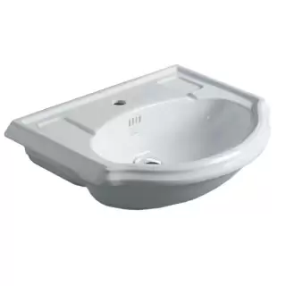 SIMAS Arcade Раковина 67х49 см, 1 отв., цвет: белый