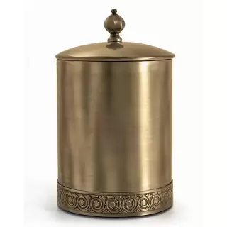 3SC Bally Ведро с крышкой, ручка Zar, цвет: золото 24к. Lucido