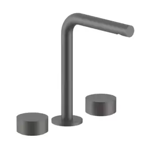 Fantini AF/21 Смеситель для раковины, 3 отв., высокий излив, излив: 15.5 см, цвет: Matt Gun Metal PVD