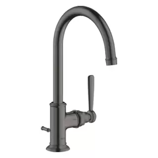 Axor Montreux Смеситель для раковины 210, на 1 отв., с донным клапаном, цвет: шлифованный черный хром