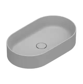 Catalano Zero Раковина 60х35см, накладная, без отв., цвет: Cemento Satinato