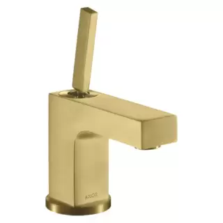 Axor Citterio Смеситель для раковины 80, на 1 отв., излив 10.4см, с донным клапаном, цвет: шлифованная медь