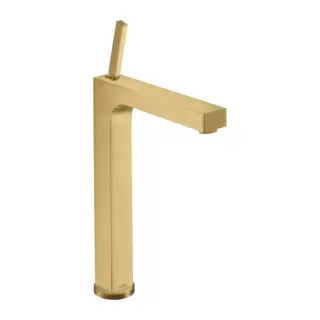 Axor Citterio Смеситель для раковины 280, на 1 отв., с донным клапаном, высокий, цвет: шлифованное золото
