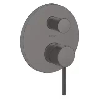 Axor Starck Смеситель для ванны, встраиваемый, с переключателем на 2 потока, цвет: шлифованный черный хром