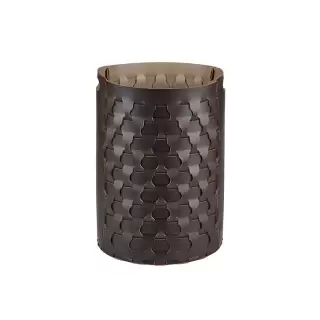 Colombo Adj Круглая корзина Dubai D40хH57см., напольная, цвет: шоколад/капучино