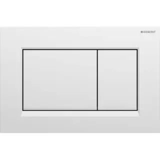 Geberit Sigma20 Клавиша для двойного смыва, квадратная, цвет: хром матовый