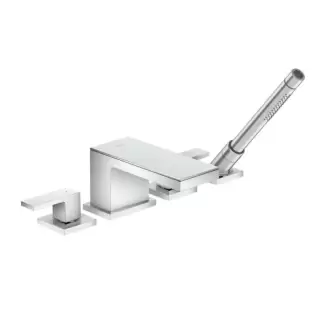 Axor MyEdition Смеситель для ванны, на 4 отв, излив 200мм, внешняя часть, цвет: хром