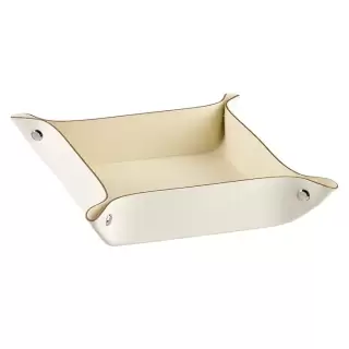 Colombo Adj Мелочница, 20x14H5 см, цвет: белый/панна котта