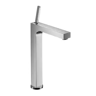 Axor Citterio, Смеситель для раковины, на 3отверстия 170, с рычаговымирукоятками, панелью и изливом, цвет: хром