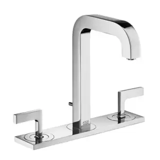 Axor Citterio, Смеситель для раковины 170,на 3 отверстия, с рычаговымирукоятками и изливом, цвет: хром