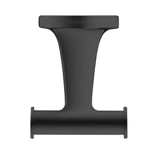 Duravit Starck T Двойной крючок, подвесной, цвет: черный матовый