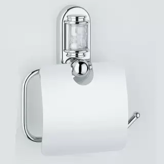 THG Ange Держатель туалетной бумаги с крышкой, подвесной, цвет: хром