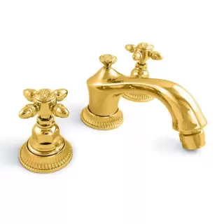 Nicolazzi Impero Смеситель для биде на 3 отверстия, цвет: золото