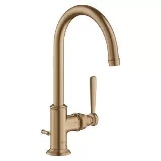 Axor Montreux Смеситель для раковины 210, на 1 отв., с донным клапаном, цвет: шлифованная бронза