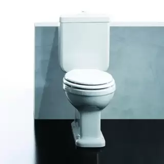 SIMAS Londra Унитаз моноблок 67х36.5см, с горизонтальным сливом,с бачком и механизмом цвет золото