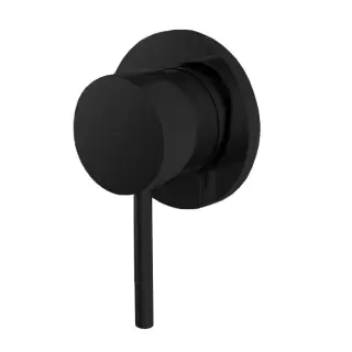 Fima Carlo Frattini Spillo Up F3033N1NS Однорычажный встраиваемый смеситель для ванны и душа, внешняя часть, цвет: чёрный матовый