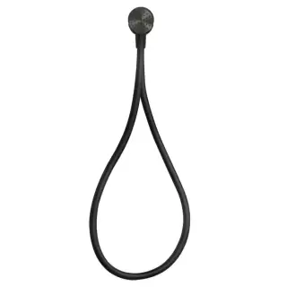 Gessi Hi-Fi Душевой магнитные комплект, состоящий из вывода воды, держателя, Darkflex шланга 1,50 м и лейки, цвет: Black Metal Brushed PVD