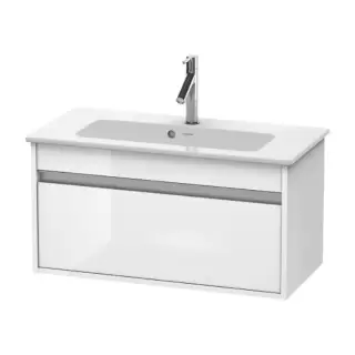 Duravit Ketho Тумба подвесная, 80x38.5х41, с раковиной, 1 выдв. ящик, цвет: белый глянцевый