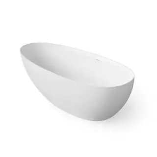 Dea Design Edge Ванна 150x76x56см., отдельностоящая, Solid Surface, цвет: White №18