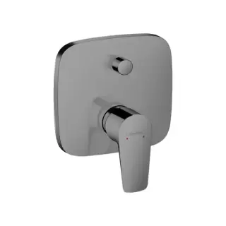 Hansgrohe Talis E Встраиваемый смеситель для ванны, внешняя часть, цвет: шлифованный черный хром