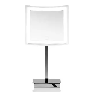 Decor Walther BS 83 Touch Косметическое зеркало 23x21xh41.5см, настольное, увел. 5x, сенсорный вкл., подсветка LED, цвет: хром