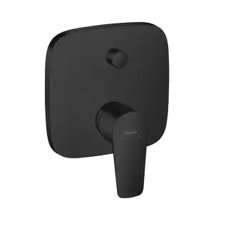 Hansgrohe Talis E Встраиваемый смеситель для ванны, внешняя часть, цвет: черный матовый