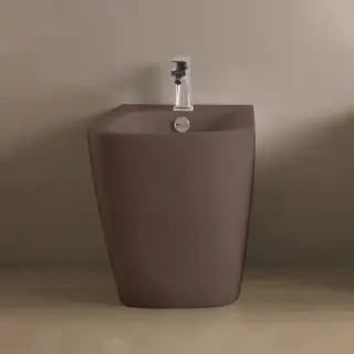 Artceram A16 Биде напольное 36х52 см, 1 отверстие, цвет: tortora