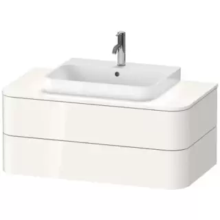 Duravit Happy D.2 Plus Тумба подвесная 100x55х40.8см, с раковиной и 2 ящиками, цвет: белый глянцевый