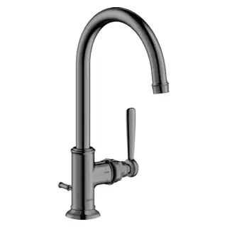 Axor Montreux Смеситель для раковины 210, на 1 отв., с донным клапаном, цвет: полированный черный хром