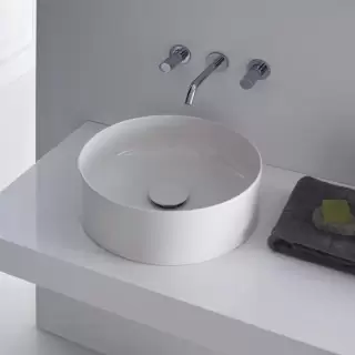 Laufen Living Square Раковина-чаша 38х38х13 см, без отв., без перелива, цвет: белый