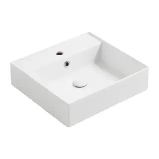 Simas Agile Раковина 51х46см., подвесная, 1 отв., с переливом, цвет: белый матовый