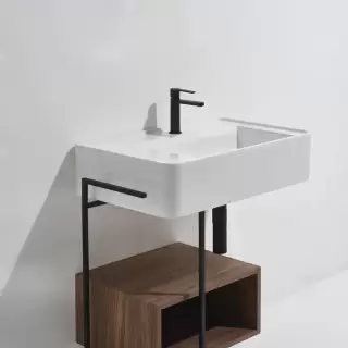 Simas Ratio  Раковина чаша подвесная 55x46xh18 см, с 1 отв. для смесителя, без перелива, цвет: белый