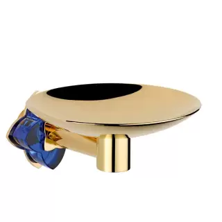 THG Petale De Cristal Bleu Мыльница металлическая &oslash;150 мм., подвесная, цвет: полированное золото