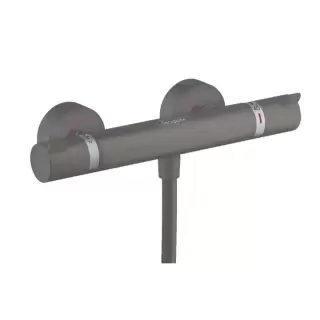 Hansgrohe Ecostat Термостат для душа Comfort, внешнего монтажа, цвет: шлифованое черный хром