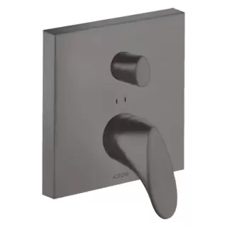 Axor Starck Organic Смеситель для ванны, встраиваемый, с переключателем на 2 потока, цвет: шлифованный черный хром