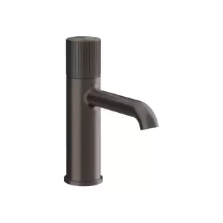 Gessi Habito Rigato Смеситель для раковины, 1 отв., без донного клапана, цвет: Black Metal Brushed PVD