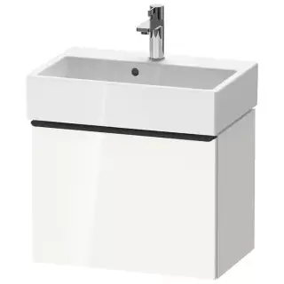 Duravit D-Neo Тумбочка подвесная компакт 58.4x37.2х44 см., раковина, 1 ящик, цвет: белый высокоглянцевый