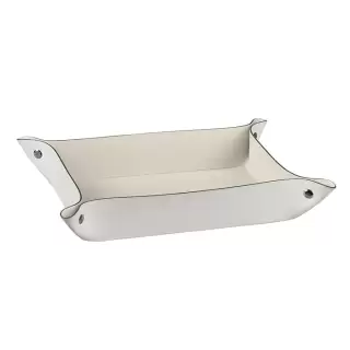 Colombo Adj Мелочница, 20x14H5 см, цвет: белый/панна котта