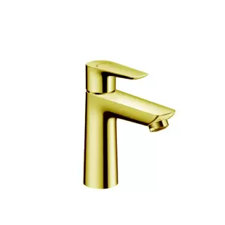Hansgrohe Talis E Смеситель для раковины 110, на 1 отв, с донным клапаном, излив 112мм, цвет: золото
