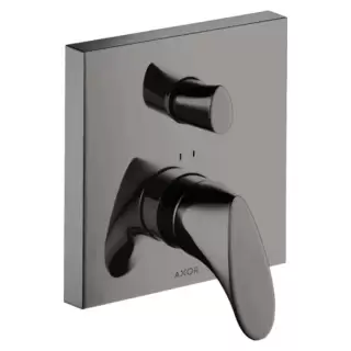 Axor Starck Organic Смеситель для ванны, встраиваемый, с переключателем на 2 потока, цвет: полированный черный хром