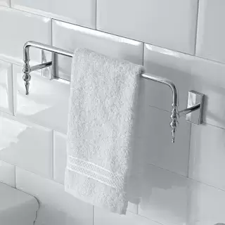 Globo Paestum Полотенцедержатель 40см, подвесной, цвет: хром